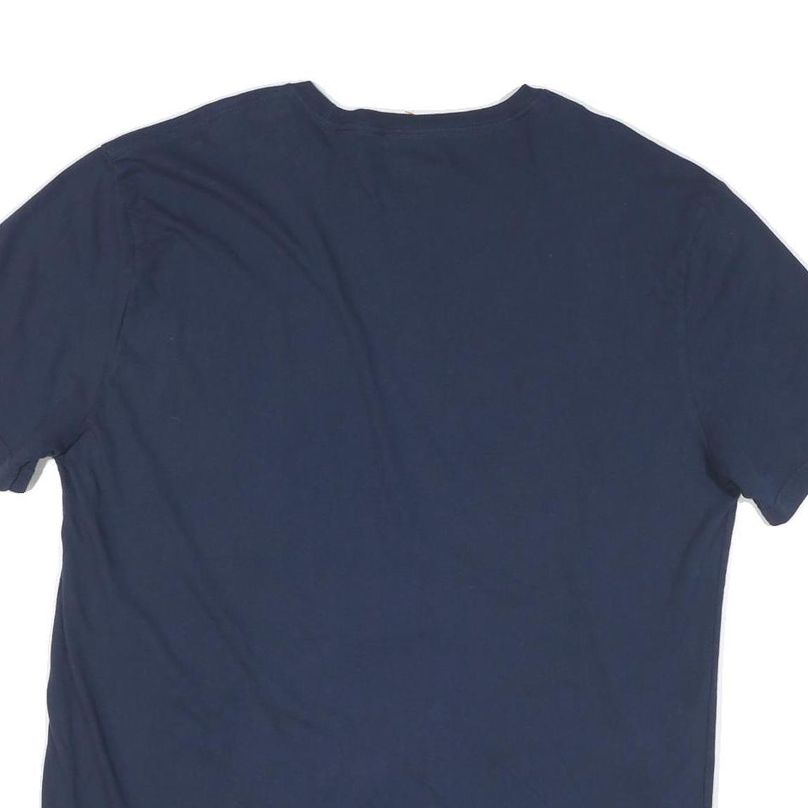 LEVI'S Mens Blue Cotton Blend Graphic T-Shirt 2XL Short Sleeve Crew Neck