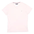 TOMMY HILFIGER Womens White L Classic T-Shirt Short Sleeve Crew Neck Minimal
