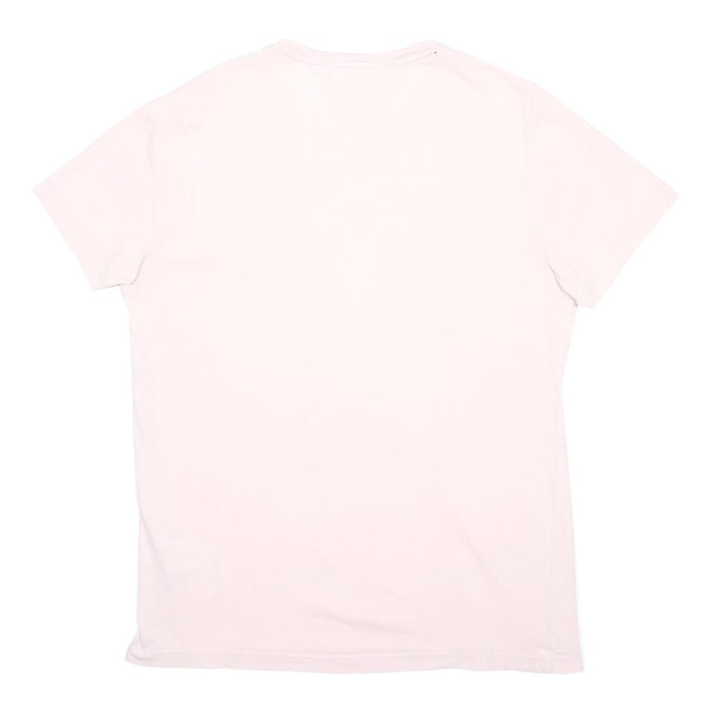 TOMMY HILFIGER Womens White L Classic T-Shirt Short Sleeve Crew Neck Minimal