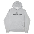 DICKIES Mens Grey Hoodie M Cotton Blend Pullover Sweatshirt Casual
