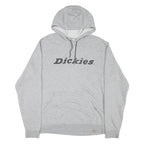 DICKIES Mens Grey Hoodie M Cotton Blend Pullover Sweatshirt Casual
