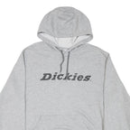 DICKIES Mens Grey Hoodie M Cotton Blend Pullover Sweatshirt Casual