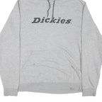 DICKIES Mens Grey Hoodie M Cotton Blend Pullover Sweatshirt Casual