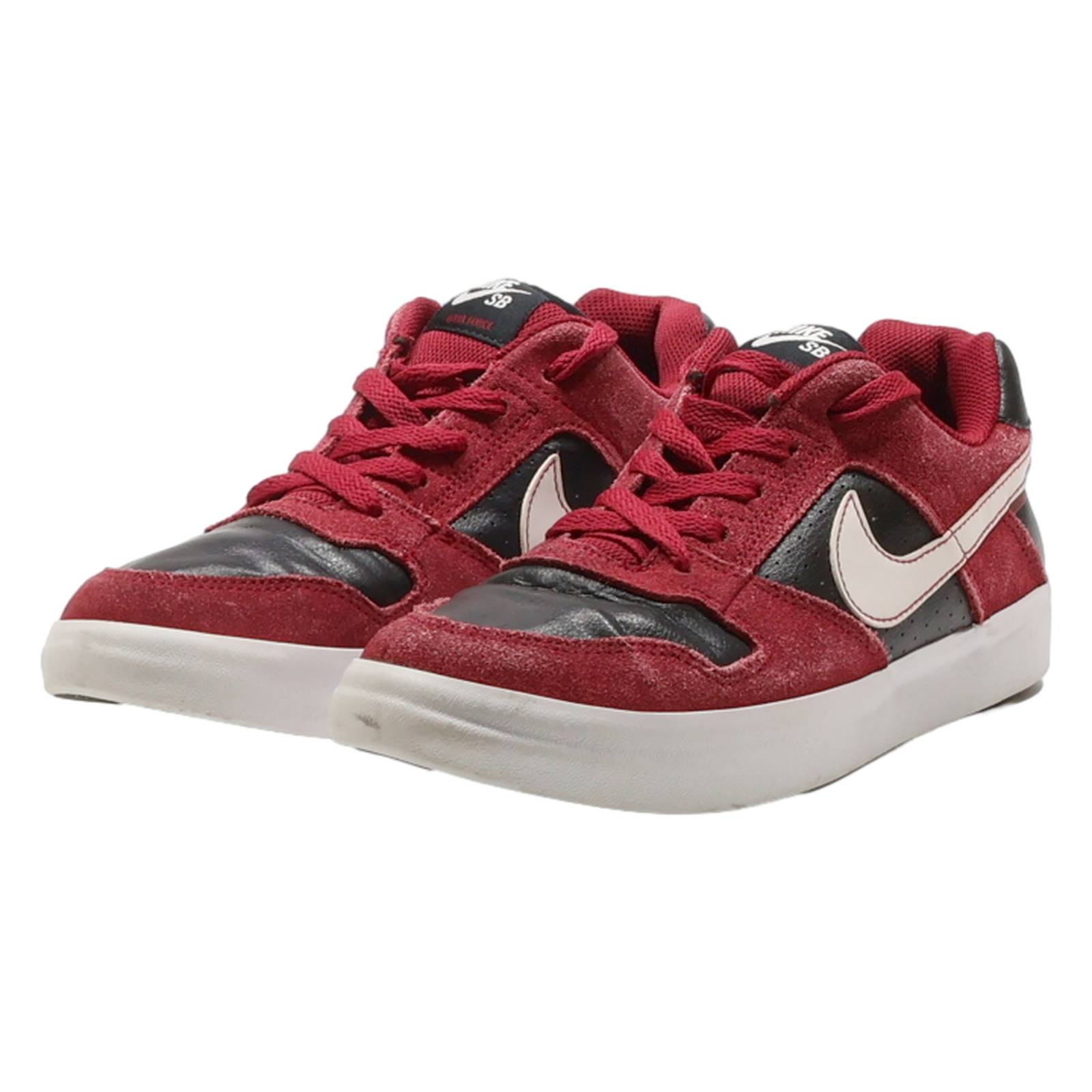 NIKE Sneaker Trainers Red Synthetic Mens UK 6