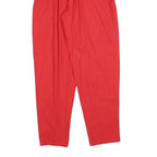 BEST AMERICAN CLOTHING Womens Red Regular Fit Straight Leg Trousers W28 L32