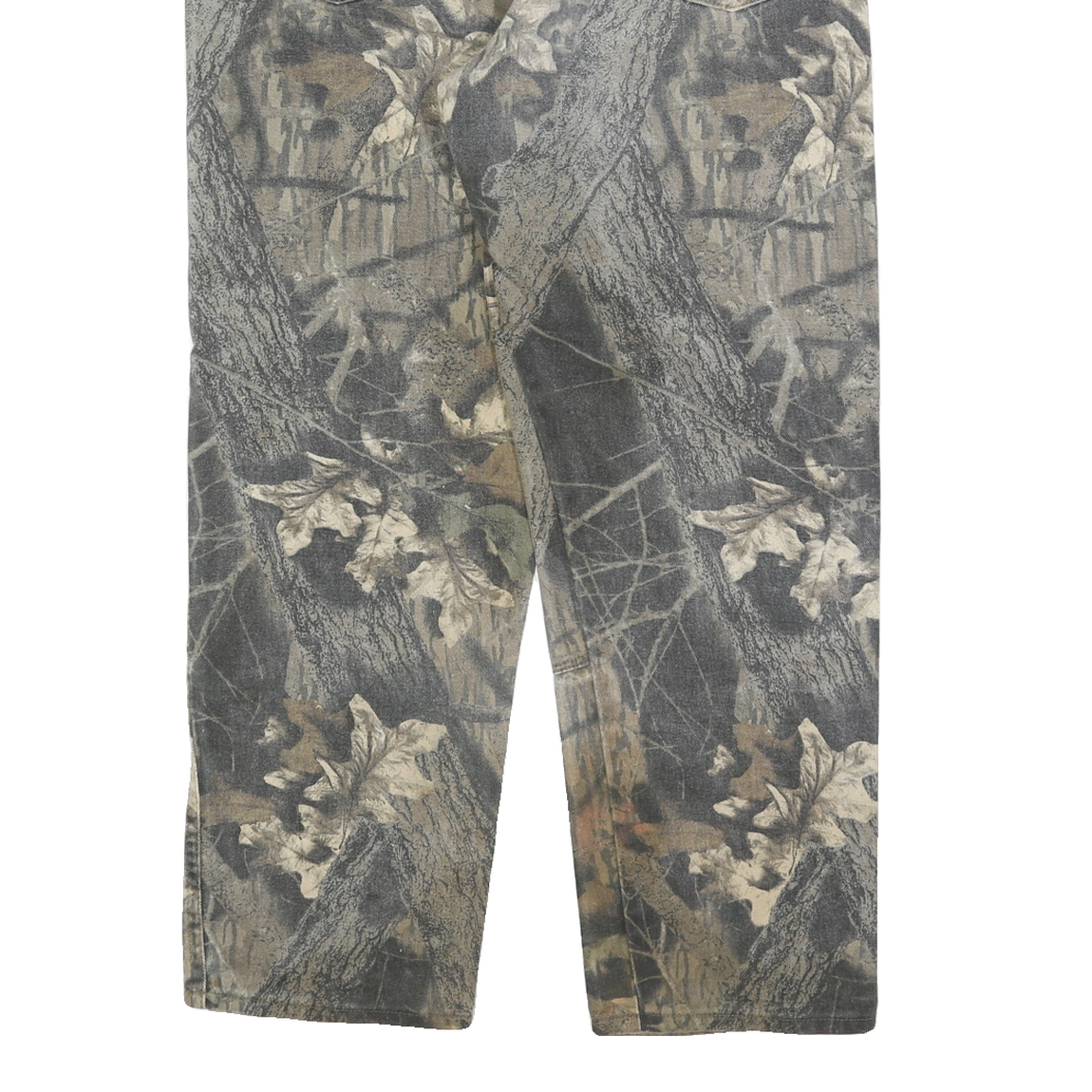 WRANGLER Mens Cotton Blend Green Trousers Regular Straight Fit W34 L30