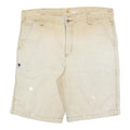 CARHARTT Mens Shorts Beige Relaxed Fit XL W38 Workwear Cotton Blend