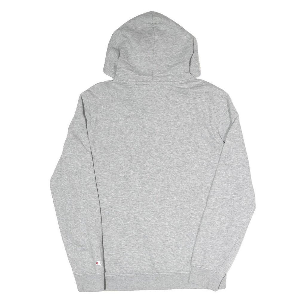 CHAMPION Mens Grey Hoodie S Cotton Blend Pullover Sweatshirt Casual