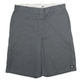 DICKIES Mens Grey Casual Shorts XL W40 Relaxed Fit Workwear Polyester Blend