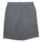 DICKIES Mens Grey Casual Shorts XL W40 Relaxed Fit Workwear Polyester Blend