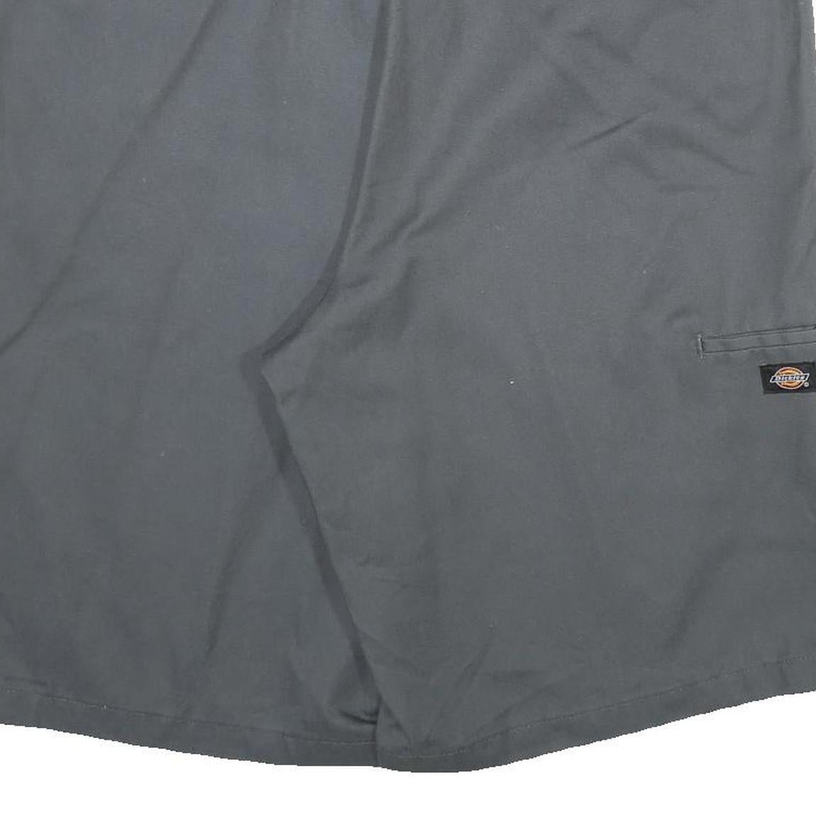 DICKIES Mens Grey Casual Shorts XL W40 Relaxed Fit Workwear Polyester Blend