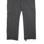 DICKIES Mens Relaxed Black Denim Jeans W40 L32 Workwear Zip Closure