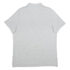 NIKE Mens Grey Short Sleeve Plain Polo Shirt XL Casual Cotton Top