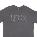 LEVI'S Mens Black Graphic T-Shirt M Short Sleeve Crew Neck Cotton Blend