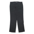 DICKIES Womens Black Relaxed Leg Trousers Cotton Blend Zip W31 L30 Workwear
