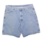 WRANGLER Mens Blue Denim Casual Shorts XL W38 Classic Cotton Blend