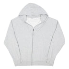 FILA Mens Grey Zip Up Hoodie XL Casual Cotton Blend Sweatshirt