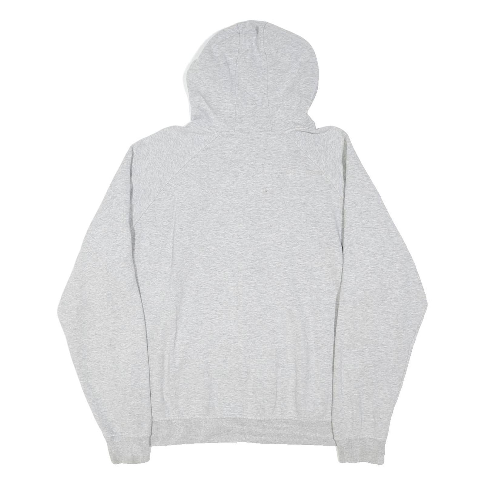 FILA Mens Grey Zip Up Hoodie XL Casual Cotton Blend Sweatshirt