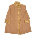 YOUR SIXTH SENSE Womens Overcoat Coat Brown Wool UK 10