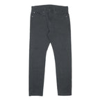 LEVI'S 510 Mens Slim Black Jeans Denim W31 L30 Classic Zip Pocket Detail