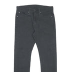 LEVI'S 510 Mens Slim Black Jeans Denim W31 L30 Classic Zip Pocket Detail