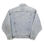 LEVI'S Mens Blue Denim Button Jacket M Cotton Blend Classic Vintage Fit Casual