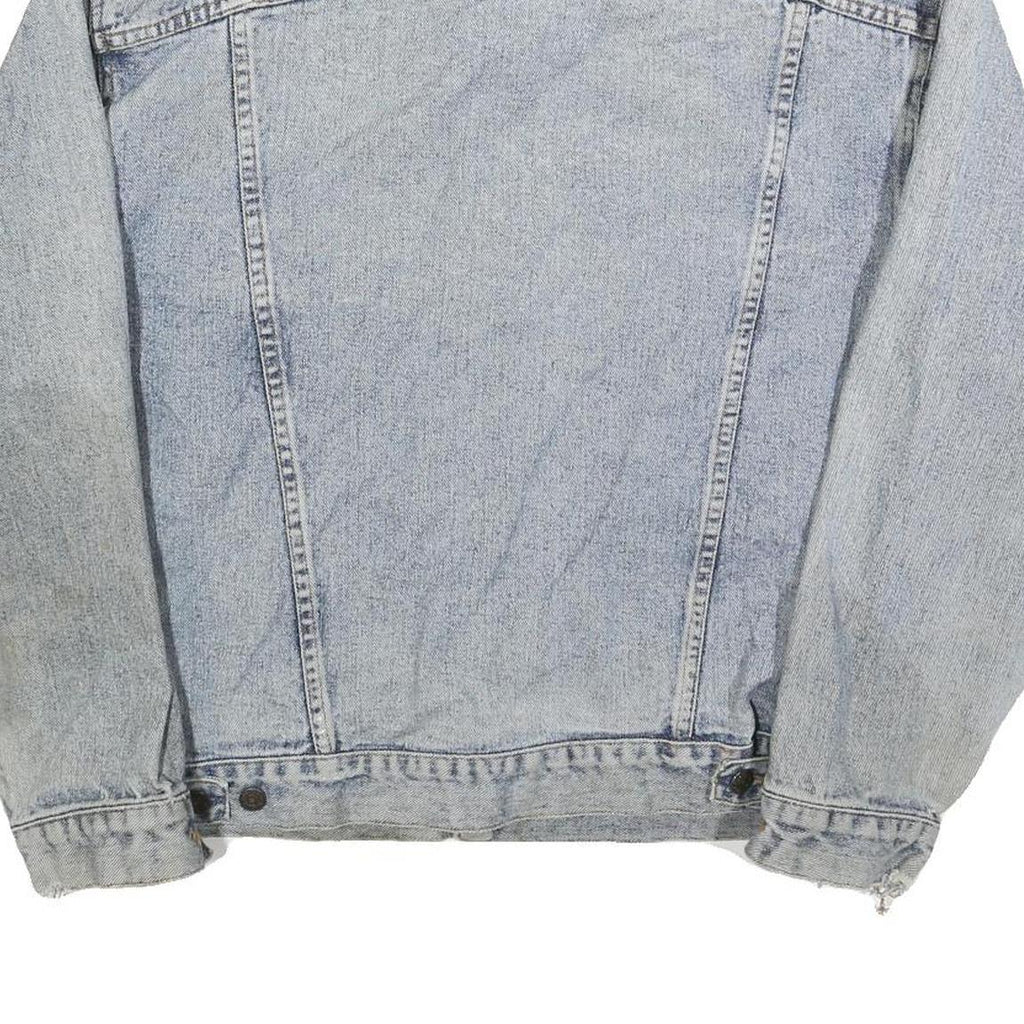 LEVI'S Mens Blue Denim Button Jacket M Cotton Blend Classic Vintage Fit Casual