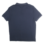 NAUTICA Mens Blue Short Sleeve Plain XL Cotton Polo Shirt Classic Fit