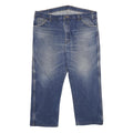 DICKIES Mens Relaxed Blue Denim Medium W40 L26 Cotton Jeans Zip Closure