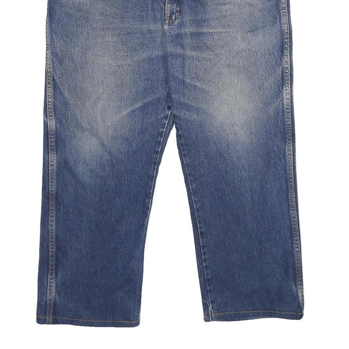 DICKIES Mens Relaxed Blue Denim Medium W40 L26 Cotton Jeans Zip Closure