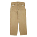 DICKIES Mens Jeans Beige Regular Straight Denim Medium W36 L32 Workwear Utility