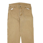 DICKIES Mens Jeans Beige Regular Straight Denim Medium W36 L32 Workwear Utility