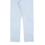 LEVI'S 501 Womens Jeans Light Blue Regular Straight Denim W27 L30 Classic Button