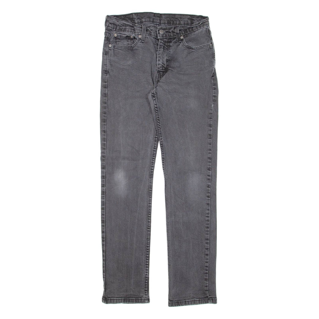 LEVI'S 514 Jeans Mens Black Slim Straight W30 L29