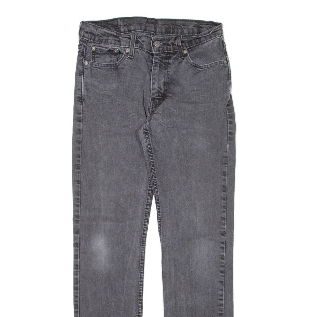 LEVI'S 514 Jeans Mens Black Slim Straight W30 L29