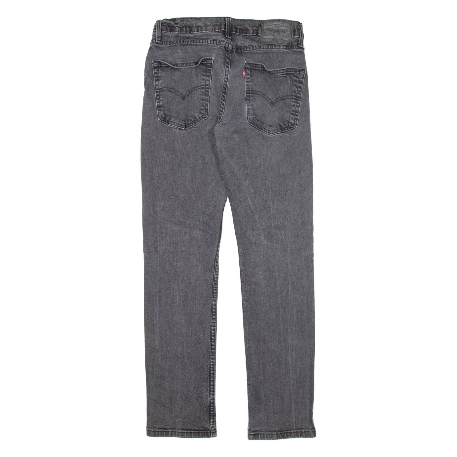 LEVI'S 514 Jeans Mens Black Slim Straight W30 L29