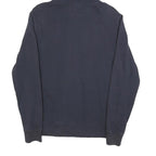 CHAMPION Mens Navy Blue Hoodie S Cotton Blend Classic Pullover Hooded Sweatshirt