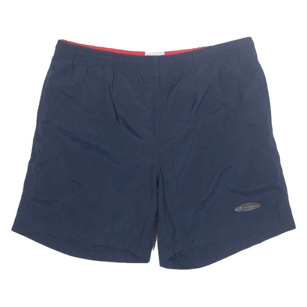 CHAMPION Mesh Lined Mens Swimming Shorts Blue Relaxed M W34