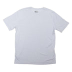 UNDER ARMOUR Mens White Athletic T-Shirt L Short Sleeve Crew Neck Cotton Blend