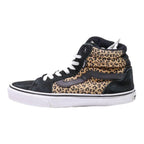 VANS Old Skool High Top Trainers Black Canvas Womens UK 5