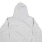 AUTHENTIC LIFE Mens Grey Hoodie L Atlanta Print Cotton Blend Pullover Casual