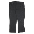 DICKIES Mens Black Regular Fit Straight Denim Jeans W40 L32 Workwear Zip Closure