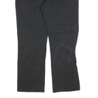 DICKIES Mens Black Regular Fit Straight Denim Jeans W40 L32 Workwear Zip Closure