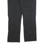 DICKIES Mens Black Regular Fit Straight Denim Jeans W40 L32 Workwear Zip Closure