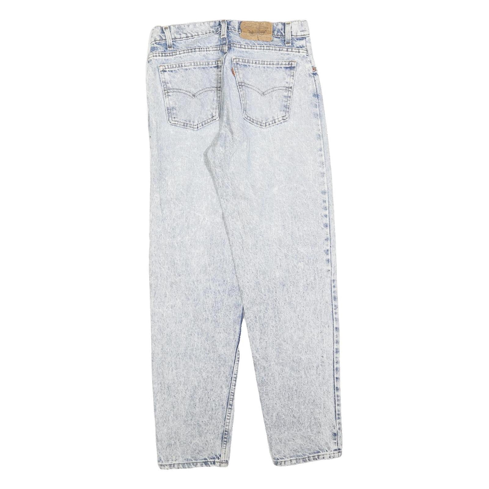 LEVI'S Mens Regular Fit Light Blue Denim Jeans W29 L30 Classic Cotton Zip