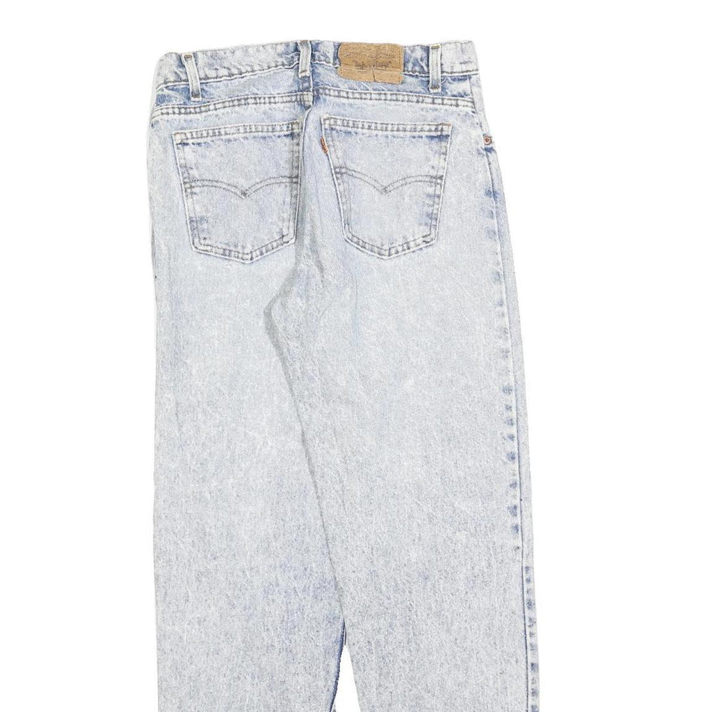 LEVI'S Mens Regular Fit Light Blue Denim Jeans W29 L30 Classic Cotton Zip