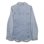 MARC CAIN Womens Blue Denim Jacket M Cotton Button Plain Classic Casual