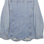 MARC CAIN Womens Blue Denim Jacket M Cotton Button Plain Classic Casual