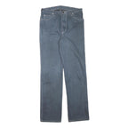 WRANGLER Mens Jeans Blue Regular Straight Denim W30 L32 Cotton Blend Zip