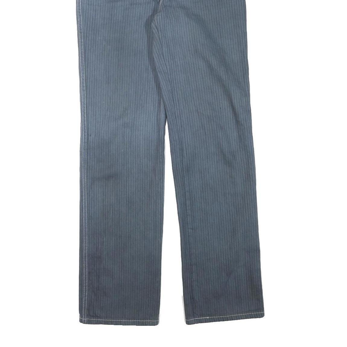 WRANGLER Mens Jeans Blue Regular Straight Denim W30 L32 Cotton Blend Zip